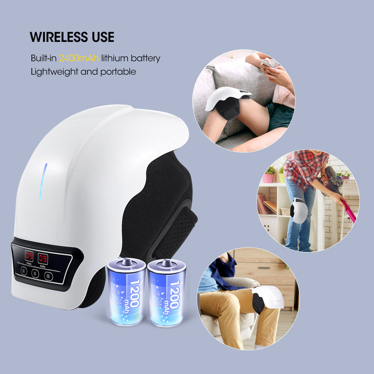 Heated knee massager - wrap detail
