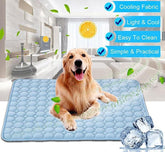 Ice silk cooling mat for pets