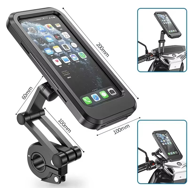 Motorcycle Bicycle Handlebar Phone Stand Bracket Outdoor Road Bike Cycling Cell Phone Mount Holder Rack Bracket
