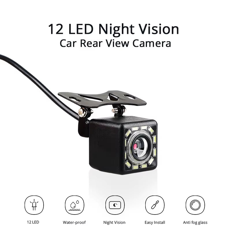 IR Car Rear View Camera Wide Angle Reverse Parking Waterproof CCD LED Auto Backup Monitor Universal for BMW New HD Night Vision