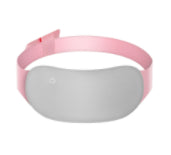 Cordless heated cramp relief belt fastened around the waist