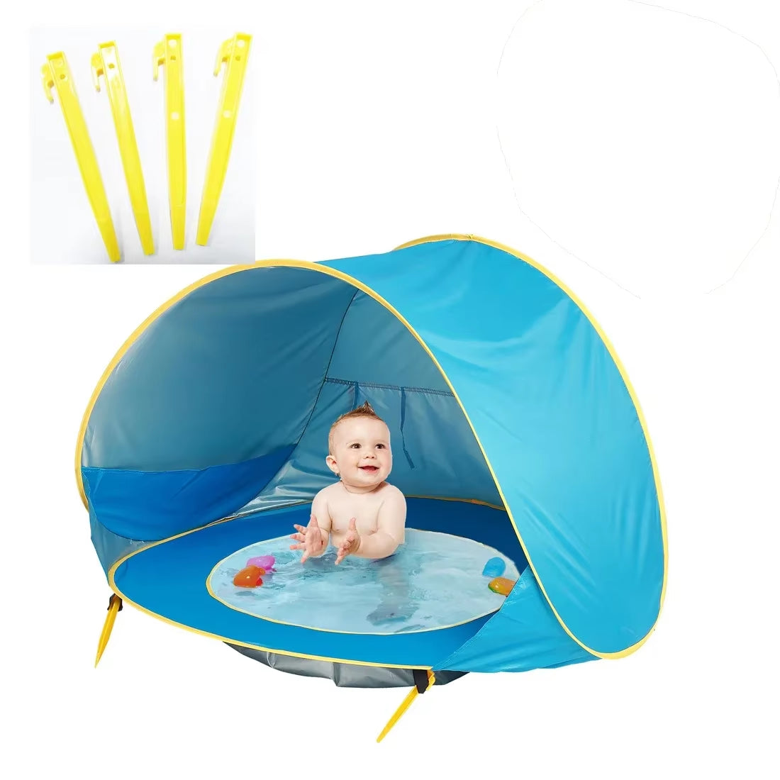 Baby Beach Tent Waterproof Sun Shelter Uv-Protecting Sunshelter with Pool Kid Outdoor Camping Sunshade Beach Sunshelter UPF 50+