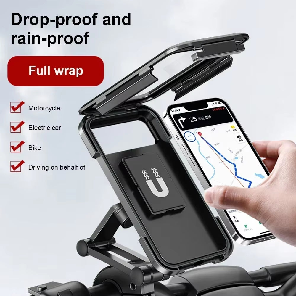 Motorcycle Bicycle Handlebar Phone Stand Bracket Outdoor Road Bike Cycling Cell Phone Mount Holder Rack Bracket