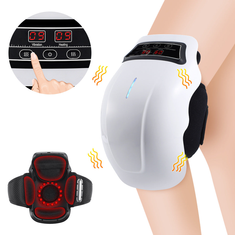 Heated knee massager in use - lifestyle