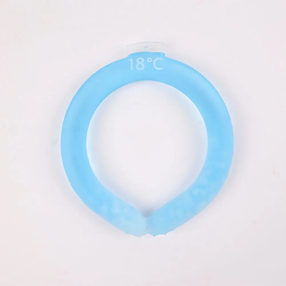 Collar Tube Neck Cooler Ice Pack Reusable Neck Cooling Ring Ice Maker Gel Liquid Cooling Neck Wraps Fitness
