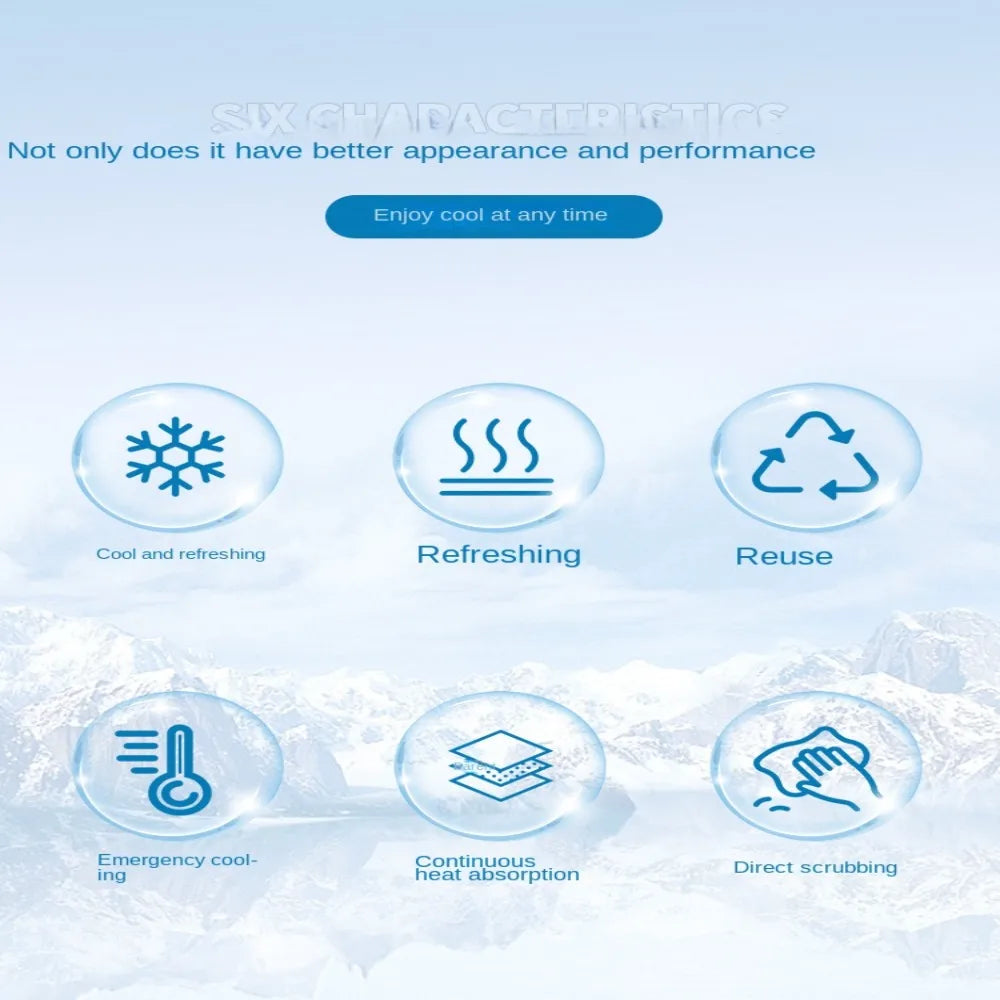 Collar Tube Neck Cooler Ice Pack Reusable Neck Cooling Ring Ice Maker Gel Liquid Cooling Neck Wraps Fitness