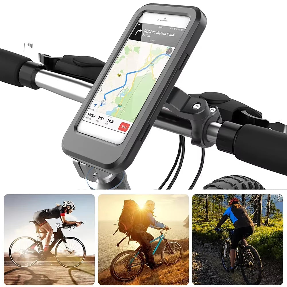 Motorcycle Bicycle Handlebar Phone Stand Bracket Outdoor Road Bike Cycling Cell Phone Mount Holder Rack Bracket