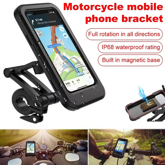 Motorcycle Bicycle Handlebar Phone Stand Bracket Outdoor Road Bike Cycling Cell Phone Mount Holder Rack Bracket