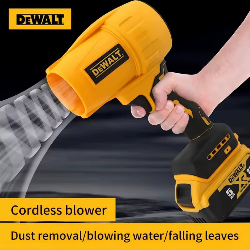 Cordless Air Blower Brushless Turbo Fan Violent Fan 800G Thrust Handheld Dust Blowing Tool Rechargeable 20V Battery