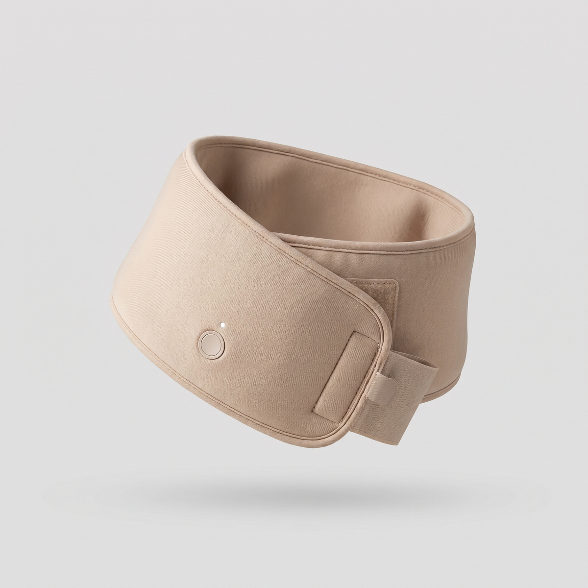 Cordless heated cramp relief belt