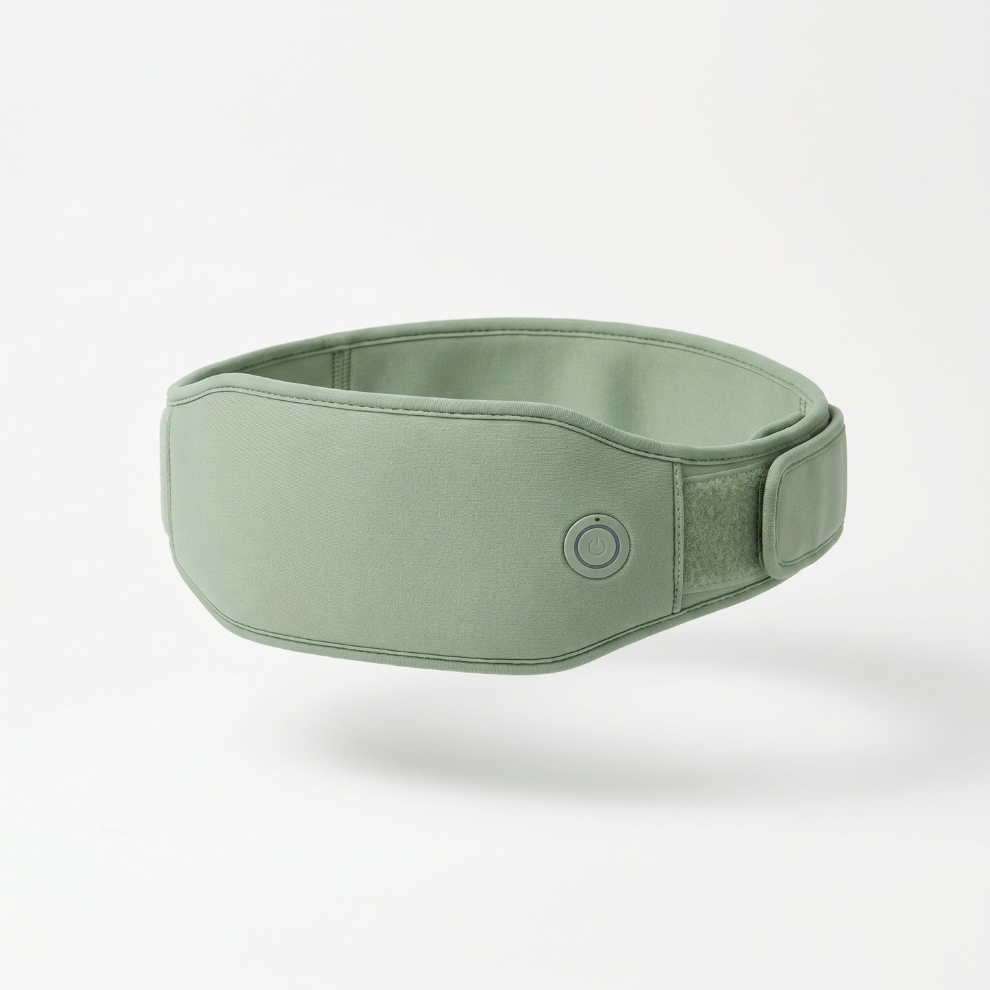 Cordless heated cramp relief belt