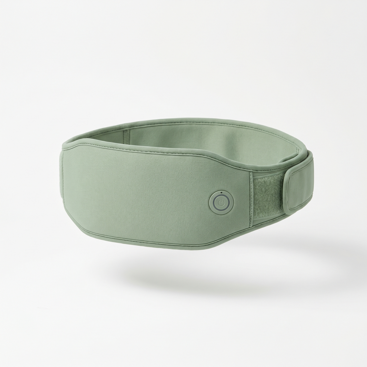 Cordless heated cramp relief belt