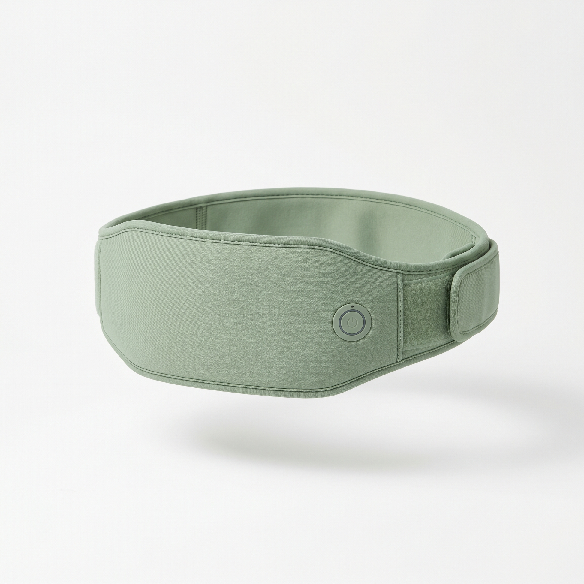 Cordless heated cramp relief belt