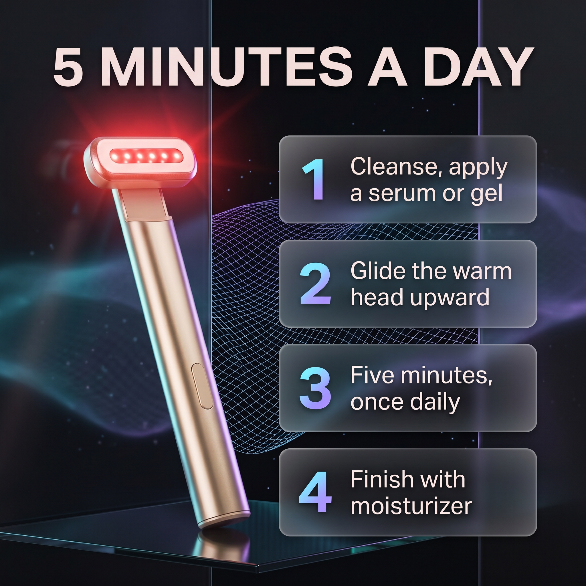 How to use — 5 minutes a day