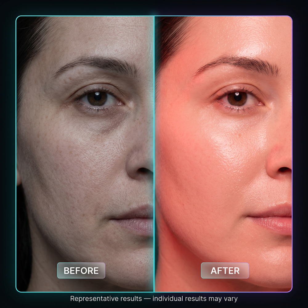 Before and after — representative results (option 1)